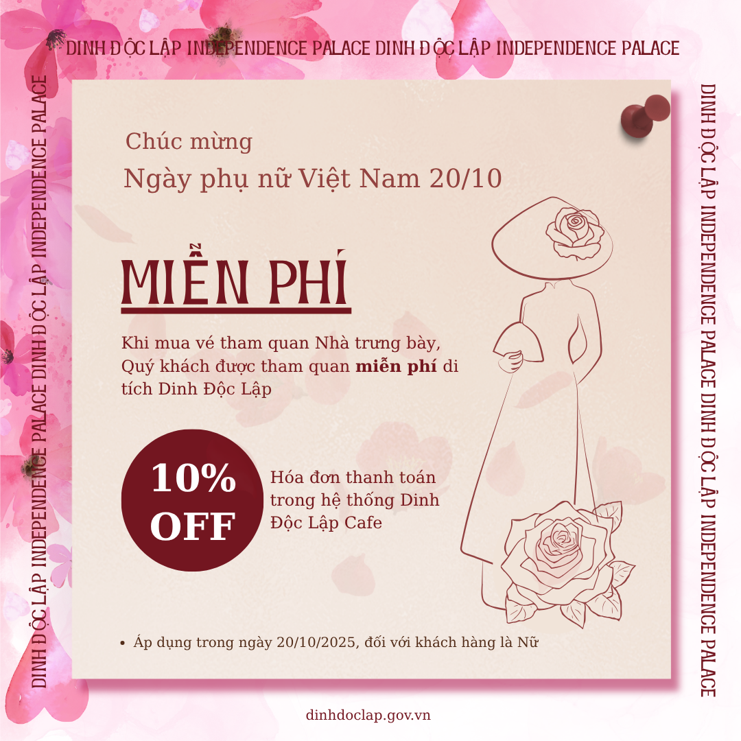 ƯU ĐÃI ĐẶC BIỆT CHÀO MỪNG NGÀY PHỤ NỮ VIỆT NAM 20-10
